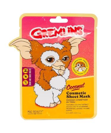 accentra MAD BEAUTY GREMLINS facial mask moisturizing & soothing cloth mask scent coconut