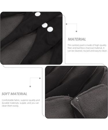 Washable Women's Bandage Pads - Reusable Menstrual Mats & Cloth Sanitary Pads - Portable Bamboo Carbon Fabric - Buy Online on GoSupps.com