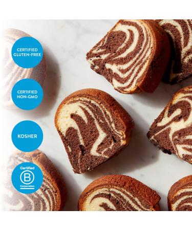 King Arthur Gluten-Free Yellow Cake Mix - 22 oz | Non-GMO, Certified Kosher, Non-Dairy - Buy Online on GoSupps.com