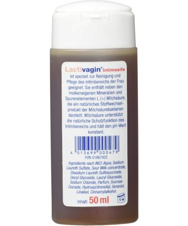 Galactopharm Lactivagin Intimate Soap 50 ml - Gentle pH-Balanced Cleanser for Women | International Shipping Available - Buy Online on GoSupps.com