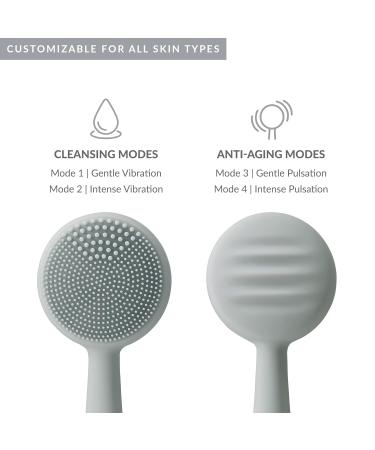 PMD Clean - Intelligent Waterproof Facial Cleaning Device | Silicone Brush & Anti-Aging Massage | SonicGlow Technology for Clear Pores & Tighter Skin - Buy Online on GoSupps.com