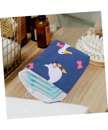 Healifty 15 Pcs Teen Napkin Storage Bag Mini Purse Organizer | Travel Zippered Wallet for Women & Men | Menstrual Pad & Period Napkins Pouch - Buy Online on GoSupps.com