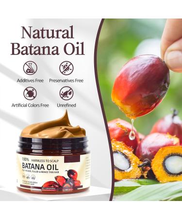 100% Pure Raw Batana Oil for Hair Growth | Hydrating & Repairing for All Hair Types | Natural & Organic - Buy Online on GoSupps.com