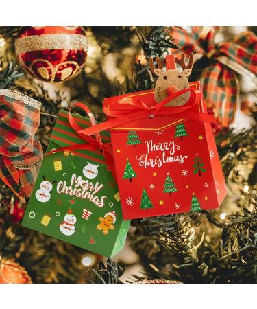 12/24/40 Sets Christmas Advent Calendar Boxes 24 Days Countdown To Decorations DIY Hanging Candy Gift Bag With Stickers Clips Rope Christmas Advent Calendar Box - Buy Online on GoSupps.com