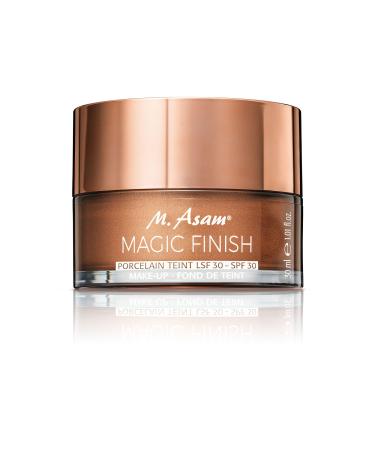 M. Asam Magic Finish Porcelain Teint Make-Up Mousse (1.01 Fl Oz) 4in1 Primer Foundation Concealer & Powder With Buildable Coverage Hides Redness And Dark Spots Vegan For Very Light Skin Tones 30.00 ml (Pack of 1) For very light skin tones
