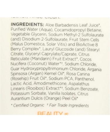 Andalou Naturals Mandarin Vanilla Vitalizing Shower Gel - 8.5 oz | Buy Online | International Shipping Available - Buy Online on GoSupps.com
