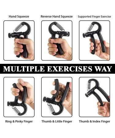 Adjustable Forearm Trainer Set (5-60 kg) - Enhance Grip Strength & Rehabilitation + Free E-Book - Buy Online on GoSupps.com