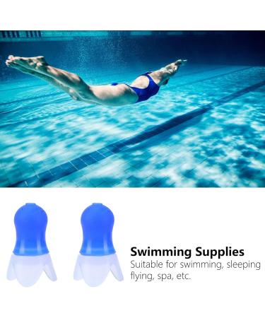 Buy Comfortable Waterproof Swimming Earplugs - Reusable Silicone Noise Reduction Ear Plugs with Black Sealing Bottle for Snorkeling & Showering - Buy Online on GoSupps.com