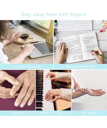 Norhogo 7-Piece Acupressure Ring Set | Finger & Wrist Massage Rings for Stress Relief & Improved Blood Flow - Buy Online on GoSupps.com