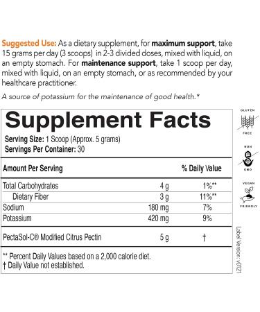 Econugenics PectaSol-C Modified Citrus Pectin Powder 150g - Immune Support & Detox - Buy Online on GoSupps.com