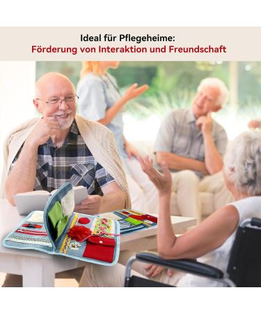 Nestel Blanket for Dementia - Sensory Comfort for Seniors | Alzheimers & Dementia Care Aids - Buy Online on GoSupps.com