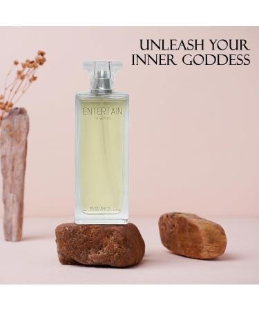 Entertain Women's Eau De Parfum - Sophisticated Floral Scent Long-Lasting Fragrance 3.4 Fl Oz (100 Ml) Entertain women 3.4 Fl Oz (Pack of 2) - Buy Online on GoSupps.com