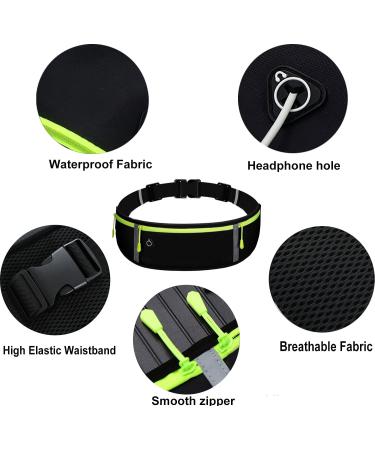 Waterproof Adjustable Running Bag | Passelts Cell Phone Hip Pocket for Jogging Fitness Cycling & Travel - Black - Buy Online on GoSupps.com
