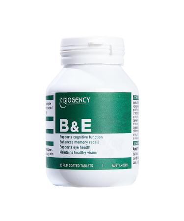 B&E Zeaxanthin + Lutein Eye Care Vitamin Supplement - 1 Pack 30 Tablets Protects and Enhances The Overall Eyes Health Natural Ingredients Gluten-Free Vegan-Friendly for Adults and Children 30 Count (Pack of 1)