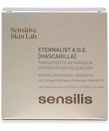 Sensilis Eternalist A.G.E. Mask - Anti-Aging Mousse with Manilkara Extract & Biomimetic Peptides - Revitalize Skin & Prevent Aging - 50ml - Buy Online on GoSupps.com