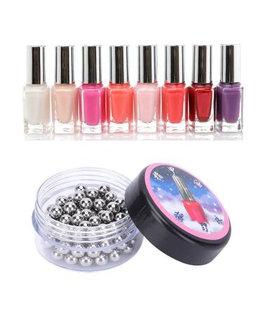 Buy 100 Rust-Resistant Stainless Steel Color Mixing Balls for Nail Polish | Optimized Stirring Tool Holder Set - International Shipping Available - Buy Online on GoSupps.com