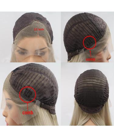Xiweiya 22-Inch Blonde & Brown Braided Wig - Heat-Resistant Fiber with Baby Hair Front Lace Network for Natural Look - Buy Online on GoSupps.com