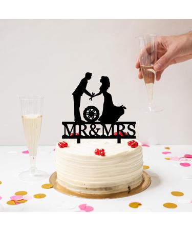 Auto Mechanic Wedding Cake Topper Car Repairman Couple Cake Topper Wrench Tools Mr&Mrs Wedding Cake Topper - Buy Online on GoSupps.com