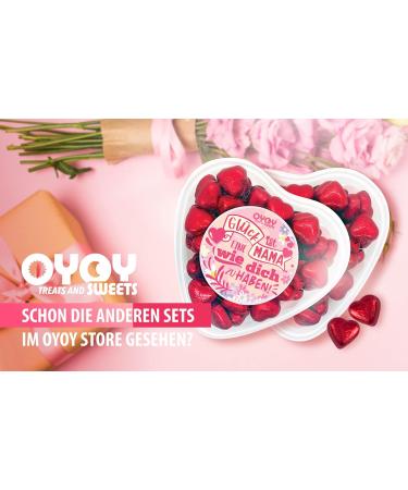 Oyoy Emoji Chocolate Set - 510g Smiley Chocolate Taler in Heart Can | Perfect Birthday Gift & Sweet Treats Box - Buy Online on GoSupps.com