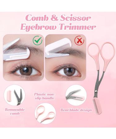 Scettar Stainless Steel Tweezers Set Stainless Steel Precision Eyebrow Tweezers for Women Precision Tweezers Set for Facial Hair Removal and Lash Extension - Buy Online on GoSupps.com