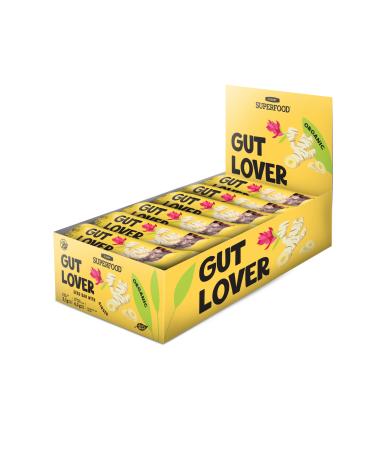 Organic Seed Bars with Ginger - 24 x 35g. - Gut Lover - Rich Source of Iron Gul Lover