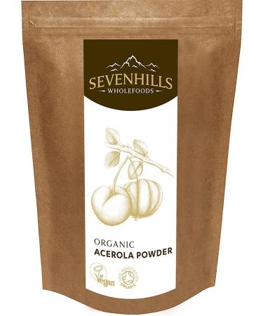 Sevenhills Wholefoods Organic Raw Acerola Powder 250g Natural Vitamin C 250 g (Pack of 1) - Buy Online on GoSupps.com