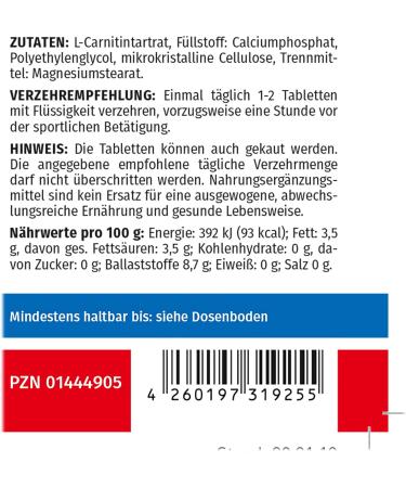 MEGAMAX L-CARNIPURE 500 mg - Vegan Fat Burning Supplement for Figure Training - Optimize Performance & Results - Buy Online on GoSupps.com