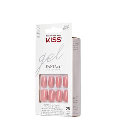 KISS Gel Fantasy Pink Press-On Gel Nails - Ready-to-Wear Manicure - Buy Online on GoSupps.com
