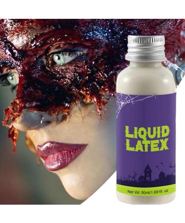 Liquid Latex Makeup Skin-Friendly Formula 50ml Halloween Latex Glue Theatrical Wound Glue Easy Application Quick-Drying Formula Suitable for Students and Professionals - Buy Online on GoSupps.com