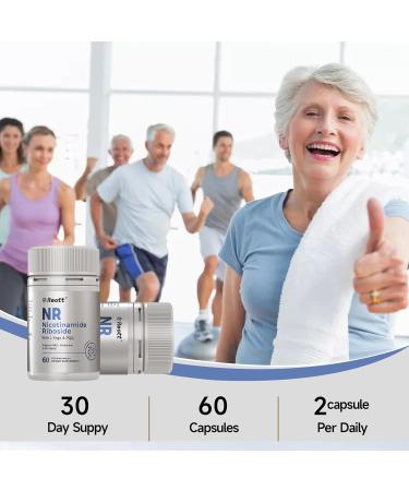 NR Nicotinamide Riboside Supplement 300mg Supports NAD+ Boosting 60 Capsules with L-Ergothioneine and PQQ for Cell Health & Healthy Aging 1 Count (Pack of 1) - Buy Online on GoSupps.com