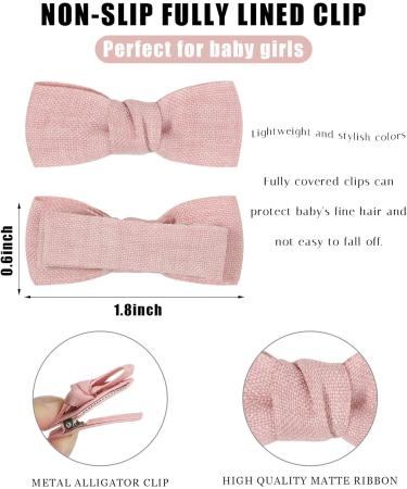 Jollybows 24 PCS Baby Hair Bow Clips - Mini Barrettes for Girls - Infant Fine Hair Accessories - Buy Online on GoSupps.com