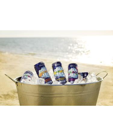 Messmer Cold Tea Sparkling Tropical Mango - 92% Fruit Low Calorie (18 kcal) & Natural Cane Sugar - 330 ml Can - Buy Online on GoSupps.com