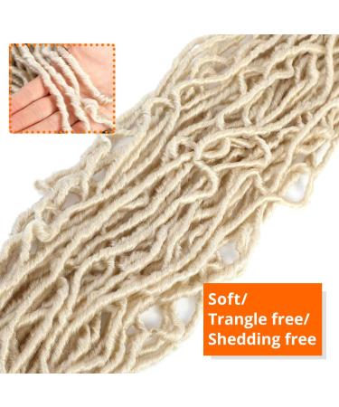 Goddess Locs Crochet Hair 18 Inch 7 Packs | 613 Blonde Faux Locs for Black Women | Soft Pre-looped Synthetic Hair Bundles by Bilisar Hair - Buy Online on GoSupps.com