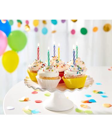 American Greetings Large Multicolored Spiral Birthday Candles - 36 Count - Buy Online on GoSupps.com