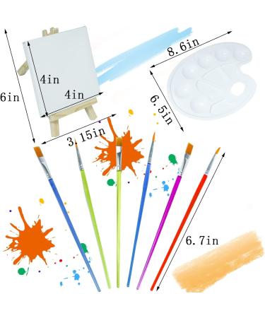Rismise Painting Cake Topper Art Paint Cake Topper Paint Brush Canvases Palette Cake Cupcake Topper With Mini Canvas Easel Graffiti Artist Themed Cake Decor for Girl Boy Art Birthday Party Supplies  - Buy Online on GoSupps.com
