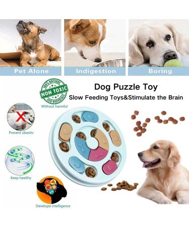 TSKDKIT Dog Treat Puzzle Toy Pet Interactive Feeder Toy Dog Puzzle Feeder Training Game Pet Food Dispenser Slow Feeder Bowl with non-slip Pet Interactive Toy for Improve Dog's IQ - Buy Online on GoSupps.com