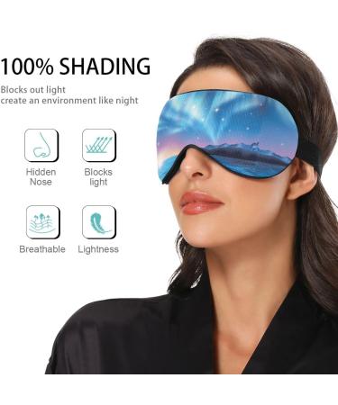 Haskirky Light Blocking Eye Mask - Adjustable & Breathable for Deep Sleep and Relaxation | Ideal for Travel, Office, Yoga & Meditation - Buy Online on GoSupps.com