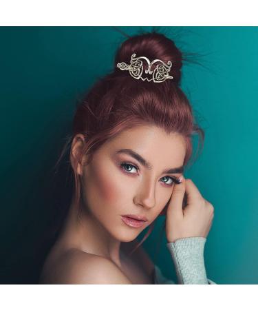 Uonlytech Vintage Hair Clips - 2 Pack Celtic Bronze Retro Hair Jewelry for Women & Girls - Perfect for Outdoor Trips - Buy Online on GoSupps.com