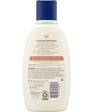 Aveeno Baby Soothing Relief Creamy Wash - Fragrance Free | 8 fl oz (236 ml) - Buy Online on GoSupps.com