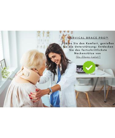 Shape Label Cervical Brace Pro - Unisex Medical Neck Support for Ultimate Comfort - Buy Online on GoSupps.com