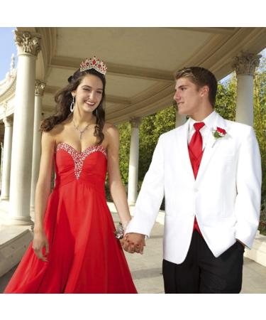 NODG Red Crystal Crown for Women - Princess Queen Vintage Tiara for Birthday, Wedding, Prom - Bridal Hair Accessory for Girls and Adults - Buy Online on GoSupps.com