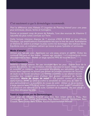 Buy DERMAdoctor Kakadu C Intensive Vitamin C Peel Pad - 30 Count | Brightening Exfoliating Pads for Radiant Skin | International Shipping Available - Buy Online on GoSupps.com