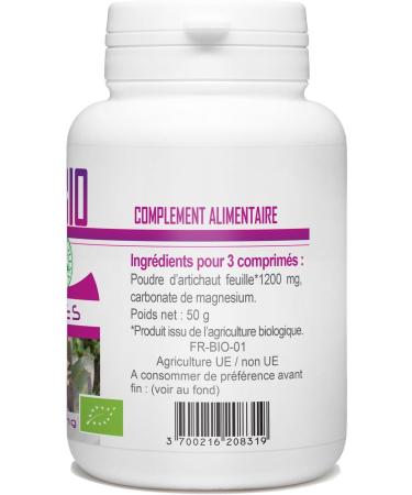 Organic Artichoke (Cynara scolymus) - 400 mg - 120 tablets - Buy Online on GoSupps.com