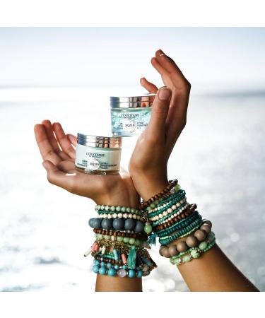 L'OCCITANE Aqua R otier Ultra Thirst-Quenching Gel 50ml | Vegan & 98% Readily Biodegradable | Enriched with Macro Hyaluronic Acid | Clean & Luxury Beauty Skincare for All Skin Types - Buy Online on GoSupps.com