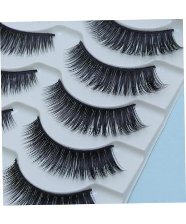minkissy 15 Pairs Strip Fake Lashes for Women Fake Lashes for Girls Natural Lashes Soft Light Fake Lash Cat Eye Lashes 3d Lashes Natural False Lashes Faux Lashes 5d Eyelash Material - Buy Online on GoSupps.com