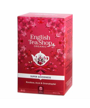 English Tea Shop English Tea Shop - Rooibos Acai berries and organic pomegranate - Organic tea without theine - Box of 20 rooibos infusion bag