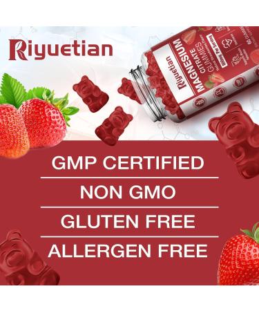 2 Pack Extra Strength Magnesium Citrate Gummies 800MG - Vegan Gummies - Supports Relaxation & Energy for Adults - 120 Count 60 Count (Pack of 2) - Buy Online on GoSupps.com