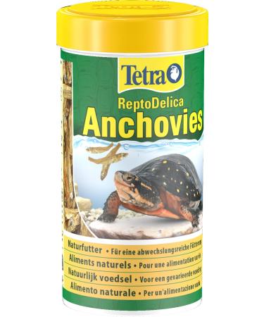 Tetra ReptoDelica Anchovies turtle food - natural food made from 100% small dried fish 250 ml can 250 ml (1 pack)