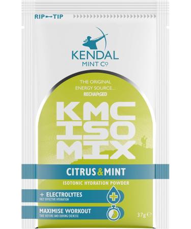  Kendal Mint Co. KMC ISO MIX: Isotonic electrolyte and energy drink powder Refreshing Citrus & Mint by Kendal Mint Co (Citrus & Mint 12 x 37 g) - Buy Online on GoSupps.com