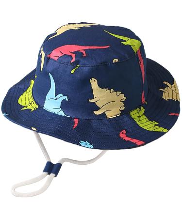 XYIYI Kids Bucket Hat Adjustable Sun Hats Breathable Beach Hat for Boys Girls 1-2 Years Swordback Dragon